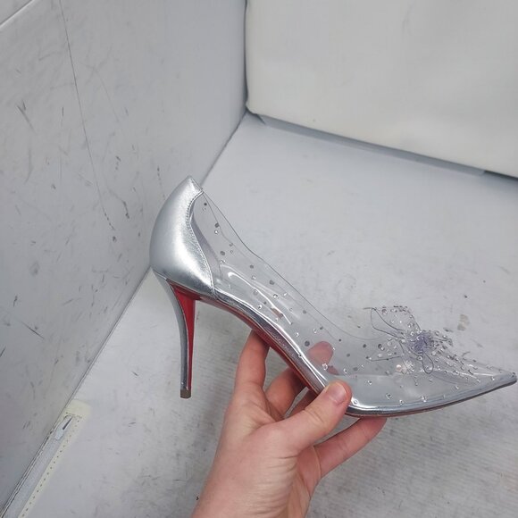 Christian Louboutin Jelly Strass Bow Wedding Crystal PVC Pump - Picture 3 of 12
